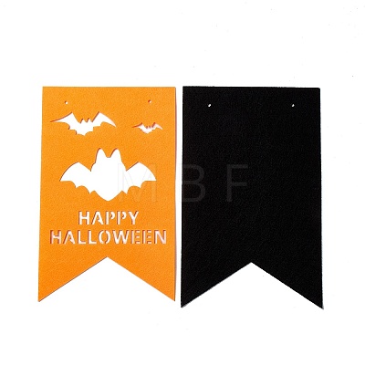16Pcs 2 Color Flag Felt Ornaments LS-DIY-B054-02B-1
