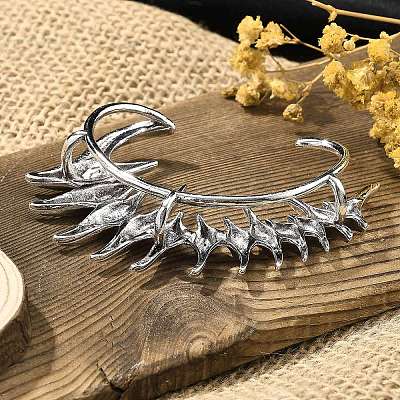 Alloy Cuff Earrings EJEW-K297-01AS-1