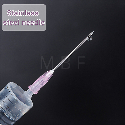 90Pcs 3 Style 304 Stainless Steel Dispensing Needle with Plastic Luer Lock & Cap FIND-BC0003-91-1