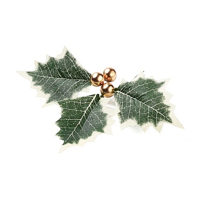 Plastic Artificial Christmas Leaf FIND-G083-01A-1