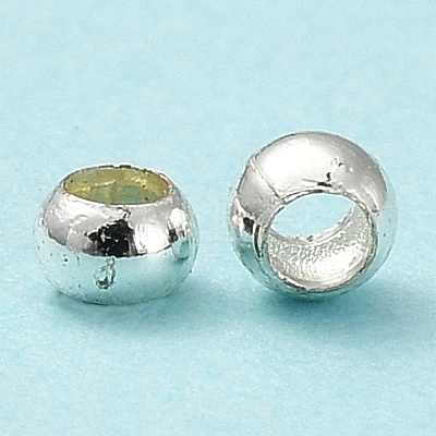 Eco-Friendly Brass Smooth Round Beads KK-D322-G-2.5mm-S-RS-1