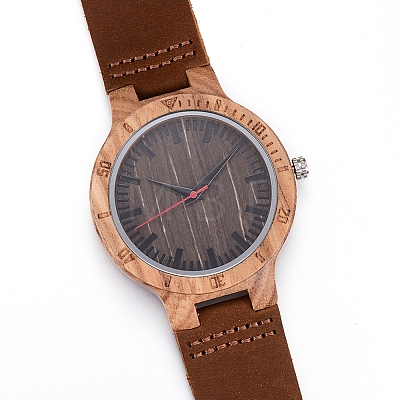 Zebrano Wood Wristwatches WACH-H036-17-1