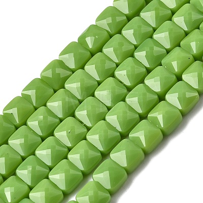 Opaque Glass Beads Strands GLAA-L050-C15-1