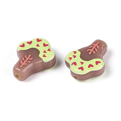 Printed Opaque Resin Beads RESI-N043-20A-1