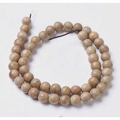 Natural Wood Beads Strands X-WOOD-J001-02-8mm-1