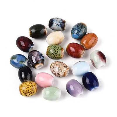 Handmade Porcelain Ceramic Beads PORC-T134-02M-1