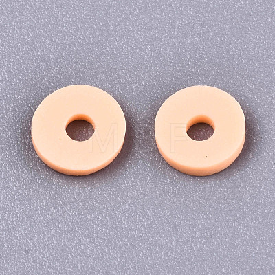 Handmade Polymer Clay Beads X-CLAY-Q251-6.0mm-90-1