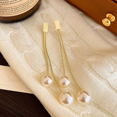 Alloy Stud Earrings AL-CBA34F2-01B-1