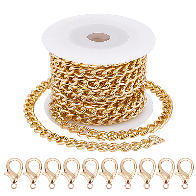 DIY Chain Necklace Making Kits DIY-CA0002-75LG-1