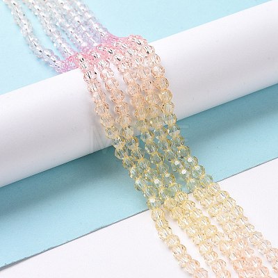 Transparent Glass Beads Strands LS-GLAA-E036-07B-1