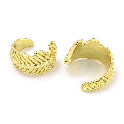 Brass Cuff Earrings EJEW-C104-056G-1