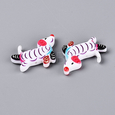 Printed Opaque Resin Beads RESI-N043-04A-1