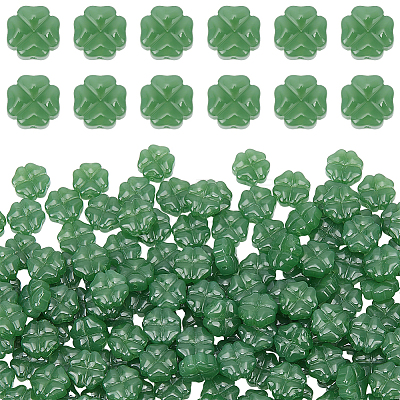 160Pcs Spray Painted Glass Beads GLAA-SC0003-42-1