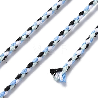 Three Color Polycotton Cord Metallic Cord OCOR-Z003-D124-1