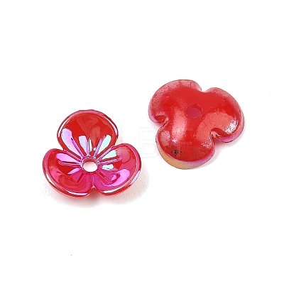 UV Plating Opaque Acrylic Bead Cap OACR-K001-44J-1