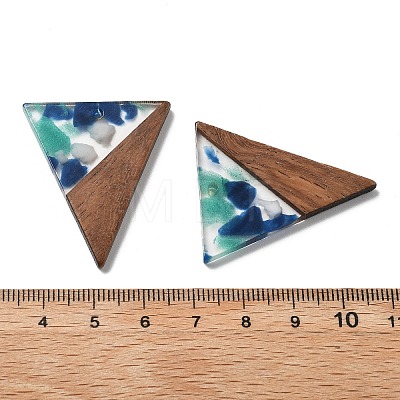 Resin and Walnut Pendants FIND-R051-01D-1