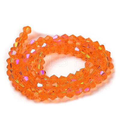 Transparent Electroplate Glass Beads Strands LS-GLAA-F029-2mm-D11-1