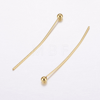 Brass Ball Head Pins KK-E725-03G-1