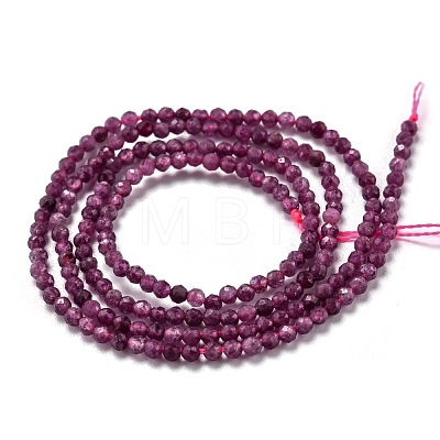 Natural Ruby/Red Corundum Beads Strands G-H266-24A-1