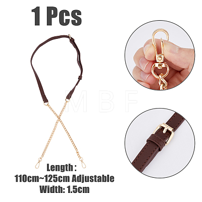 Adjustable PU Leather Bag Shoulder Straps FIND-WH0137-16B-1