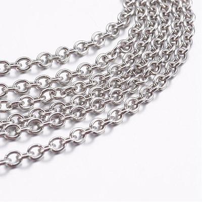 316 Surgical Stainless Steel Cable Chain Bracelets BJEW-JB03182-1