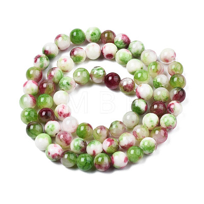 Natural Dyed Persian Jade Gemstone Bead Strands G-R271-6mm-XP03-1