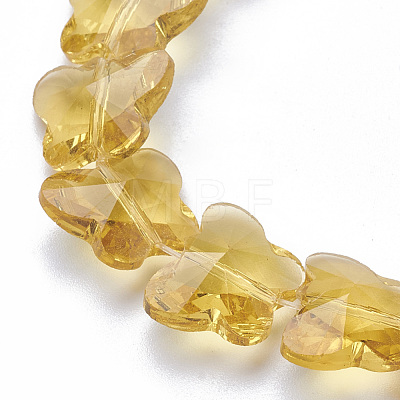 Transparent Glass Beads GLAA-Q066-14mm-B13-1