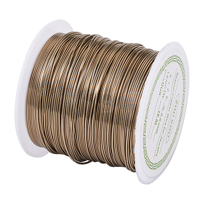 Round Copper Wire Copper Beading Wire for Jewelry Making YS-TAC0004-0.6mm-18-1