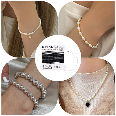5Pcs Pure Silk Cord OCOR-BBC0001-03A-1