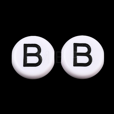 Opaque Acrylic European Beads AC-CBA3BDD-01B-1