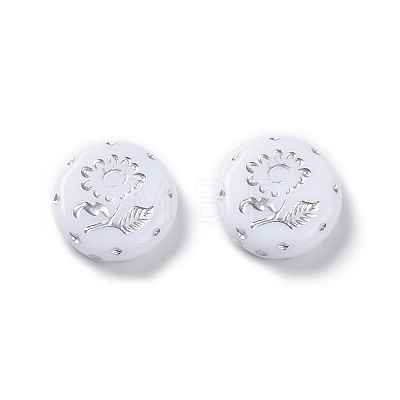 Opaque Acrylic Beads OACR-G016-27D-1