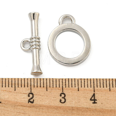 Brass Toggle Clasps KK-A223-02P-1