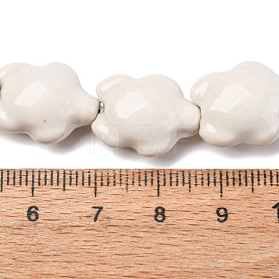 Handmade Porcelain Beads Strands LAMP-G140-02D-1