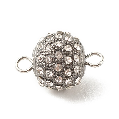 Alloy Crystal Rhinestone Connector Charms PALLOY-JF01356-1