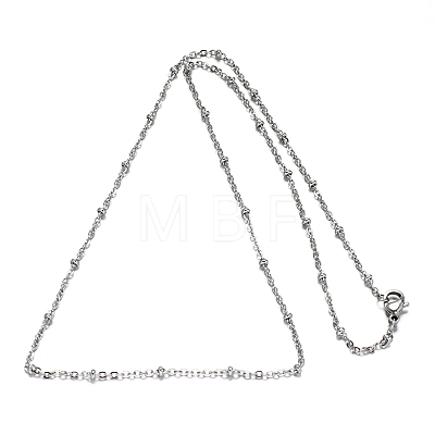 304 Stainless Steel Rolo Chains Necklaces NJEW-O083-B-07P-1