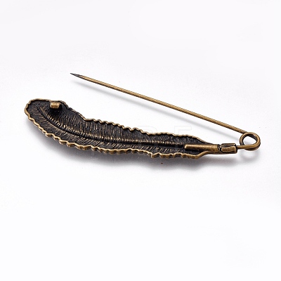 Tibetan Style Alloy Brooches JEWB-WH0007-04AB-1