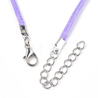 Waxed Cord Necklace Making NCOR-T001-43-1
