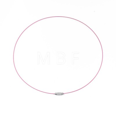 Stainless Steel Wire Necklace Cord DIY Jewelry Making X-TWIR-R003-03-1