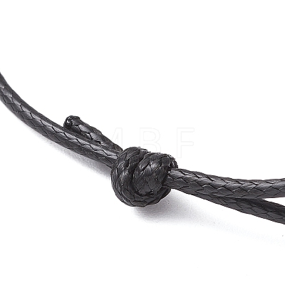 Adjustable Waxed Polyester Cord Bracelet Making AJEW-JB01312-01-1