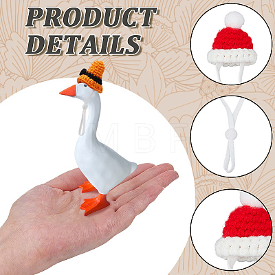 8Pcs 8 Styles Polyester Doll Hat DIY-SC0033-54C-1