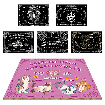 Pendulum Dowsing Divination Board Set DJEW-WH0324-034-1