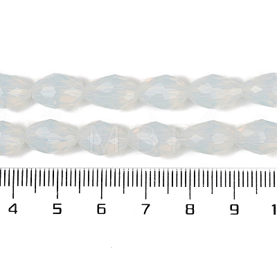 Electroplate Imitation Jade Glass Beads Strands LS-EGLA-N013-J8mm-D02-1