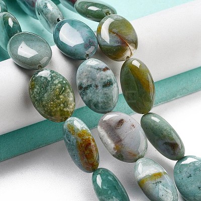 Natural Indian Agate Beads Strands G-P528-M27-01-1
