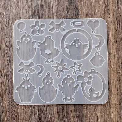 Kitten Earrings Pendants DIY Silicone Mold X1-DIY-Q033-08A-1