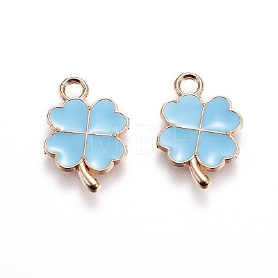 Alloy Enamel Pendants ENAM-L017-I01-1