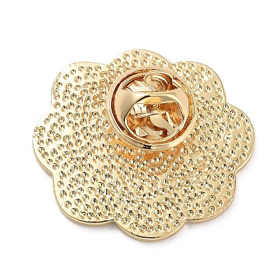 Baking Paint Zinc Alloy Brooches JEWB-M039-02C-G-1