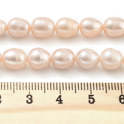 Natural Cultured Freshwater Pearl Beads Strands PEAR-P062-10A-1