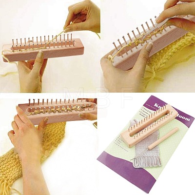 Wooden Knitting Tools Set TOOL-WH0018-22-1