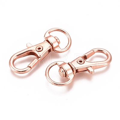 Alloy Swivel Lobster Claw Clasps IFIN-E548Y-RG-1