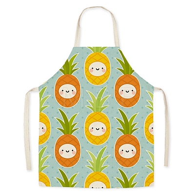 Easter Theme Flax Sleeveless Apron PW-WG92721-07-1